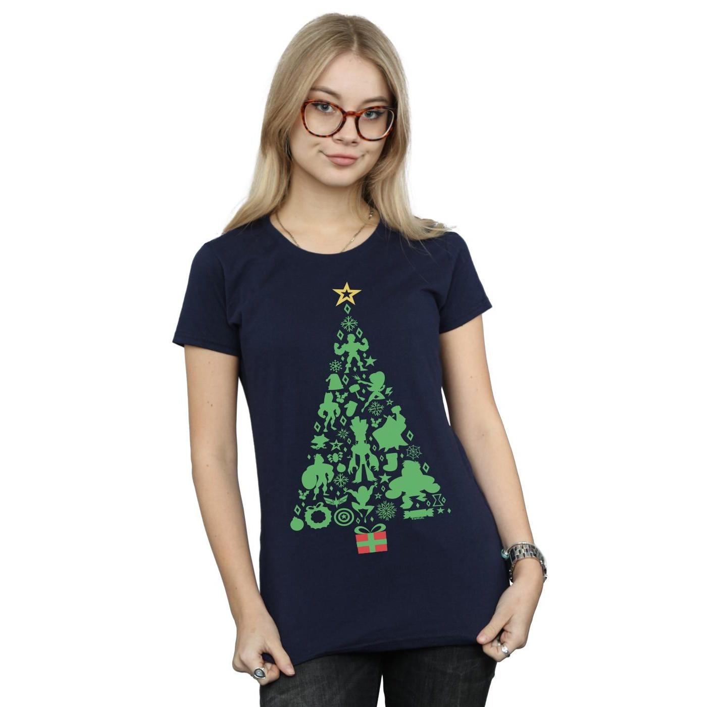 MARVEL Avengers Weihnachtsbaum T-Shirt