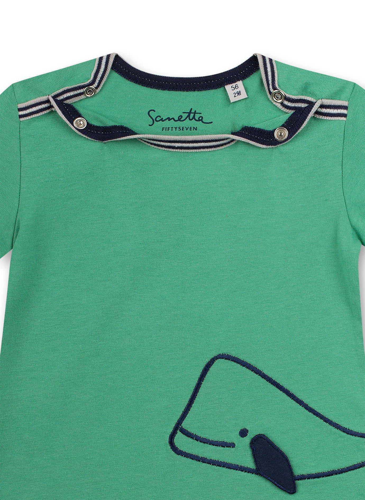 Sanetta Fiftyseven Baby Jungen Sweatshirt Little Whale