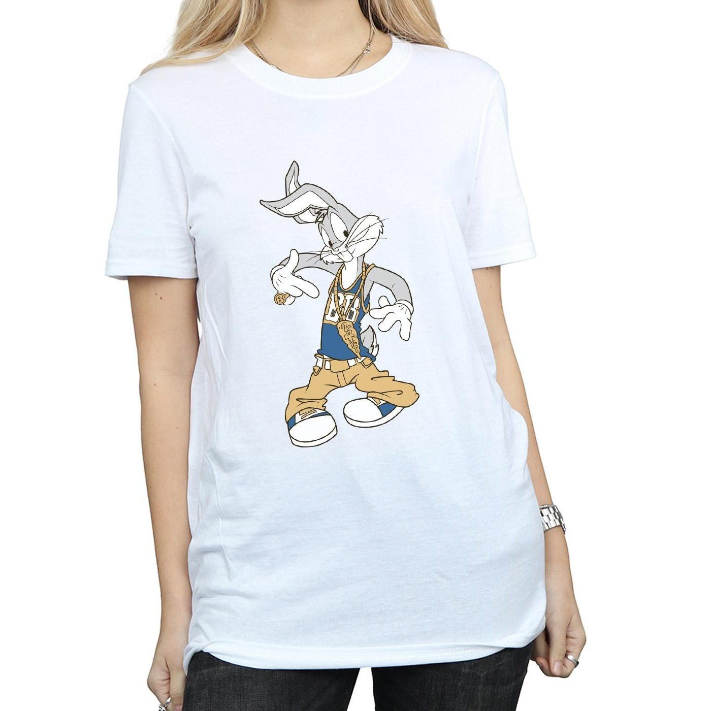 LOONEY TUNES Bugs Bunny Rapper Print T-Shirt