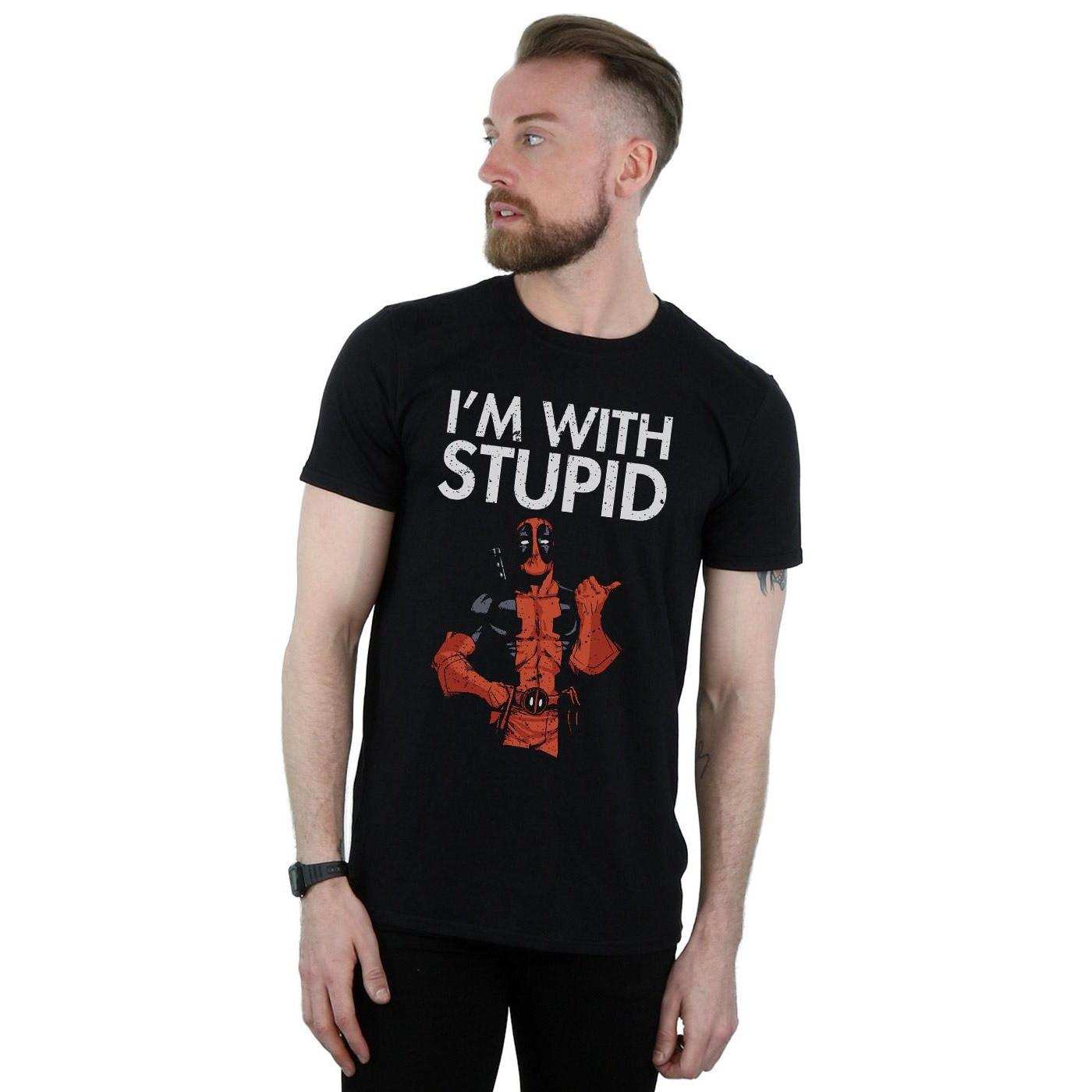 MARVEL I'm With Stupid T-Shirt