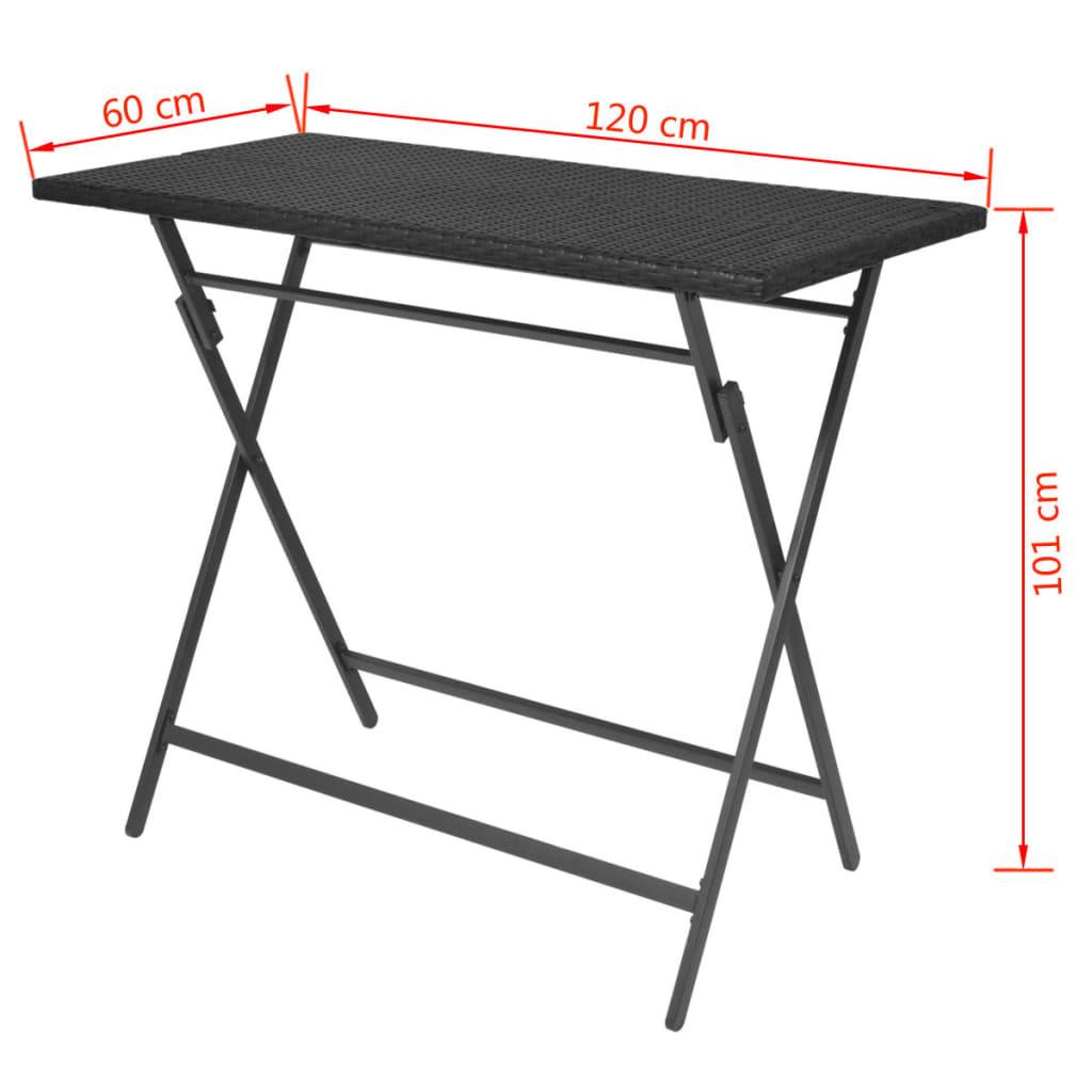 VidaXL Essgruppe poly-rattan
