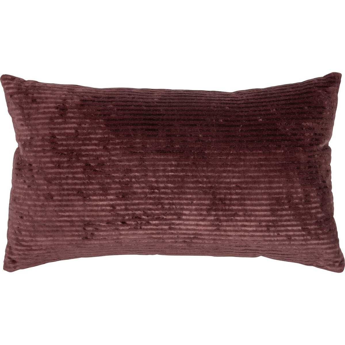 mutoni Kissen Soul Stripe Wine 30x50