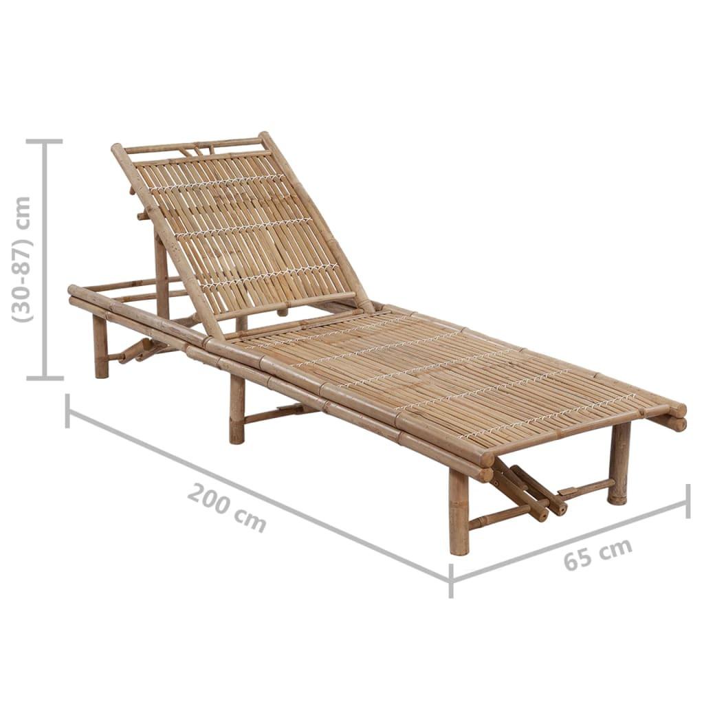 VidaXL Sonnenliege akazienholz