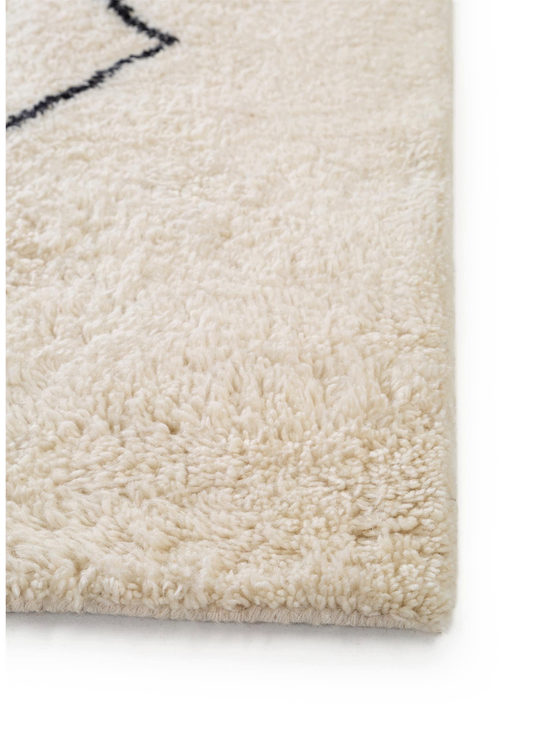 Benuta Wollteppich Berber Cream