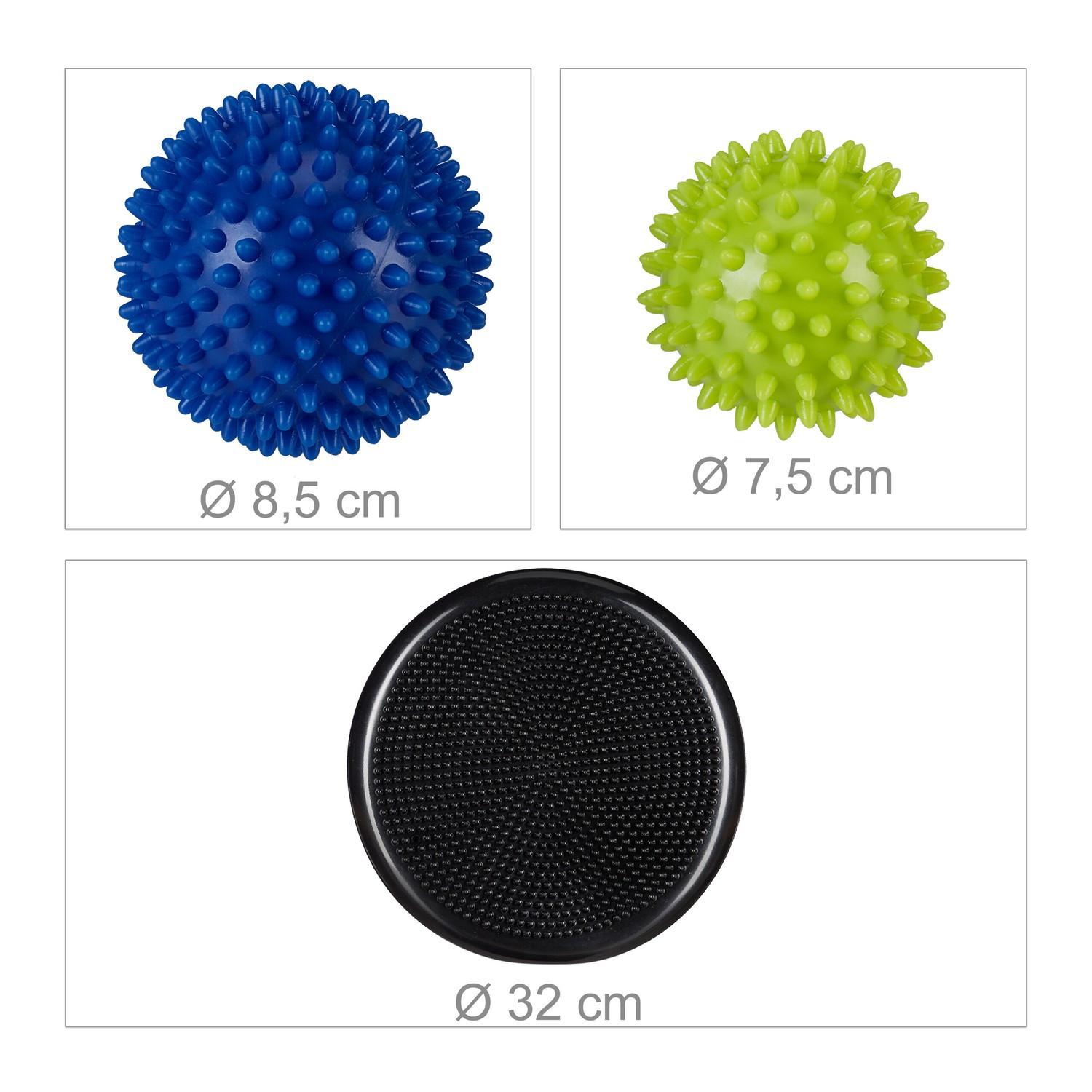 B2X Balancekissen mit 2 Massagebällen