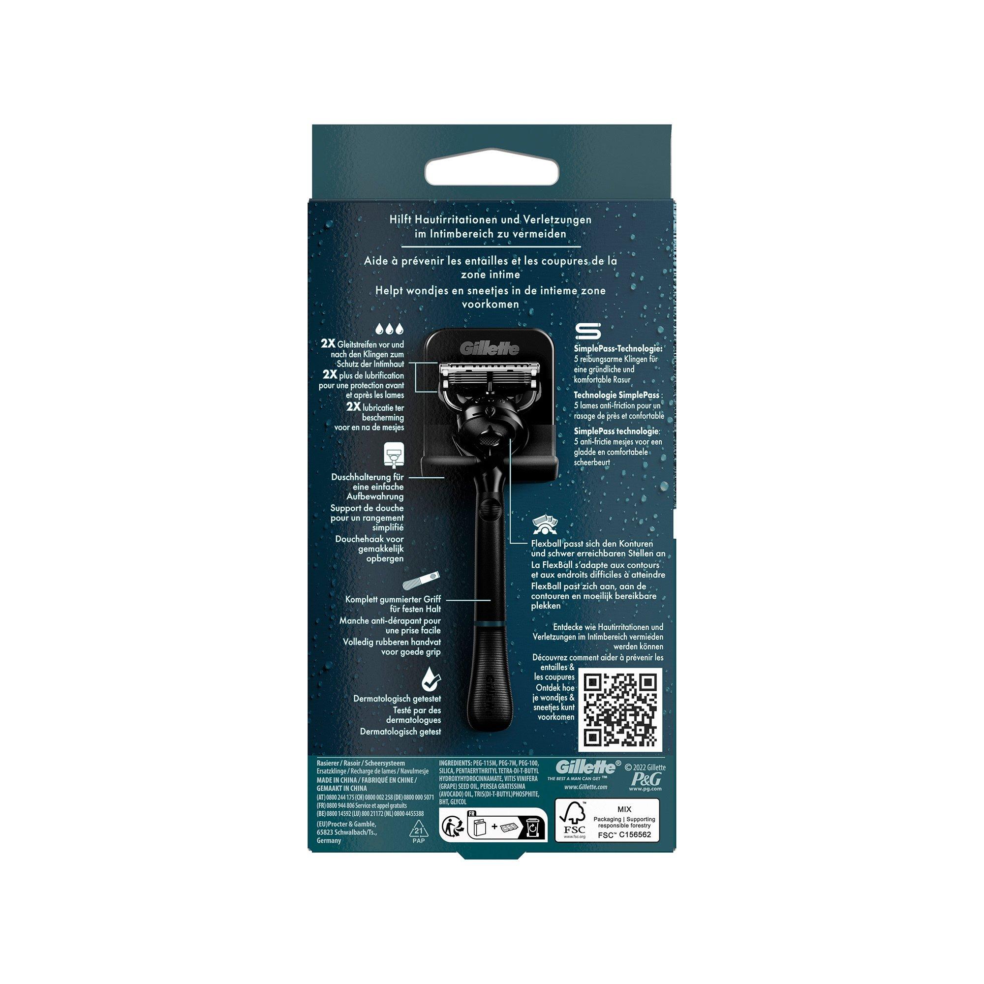 Gillette Intimate Nassrasierer Herren