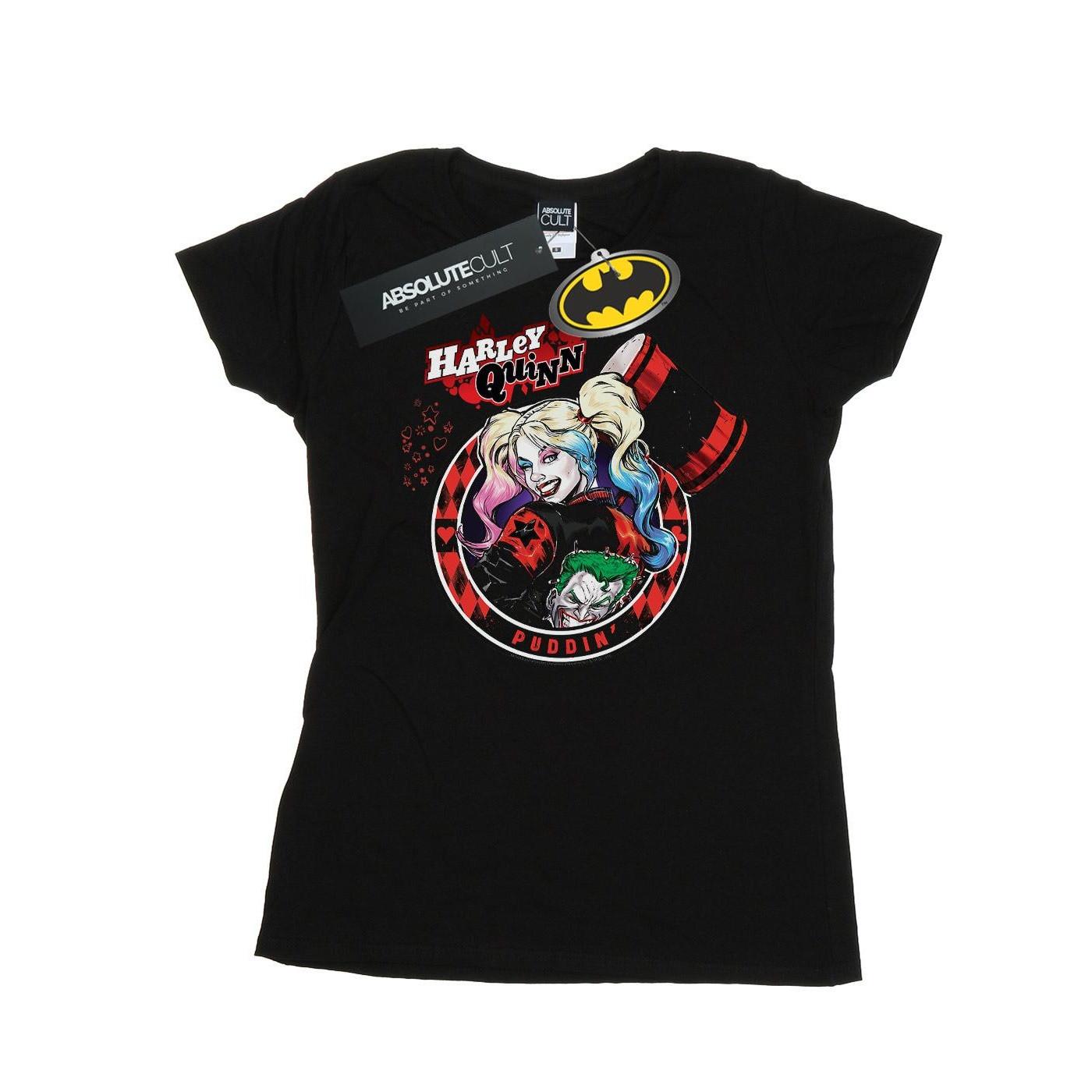 DC COMICS Harley Quinn Puddin' Print T-Shirt