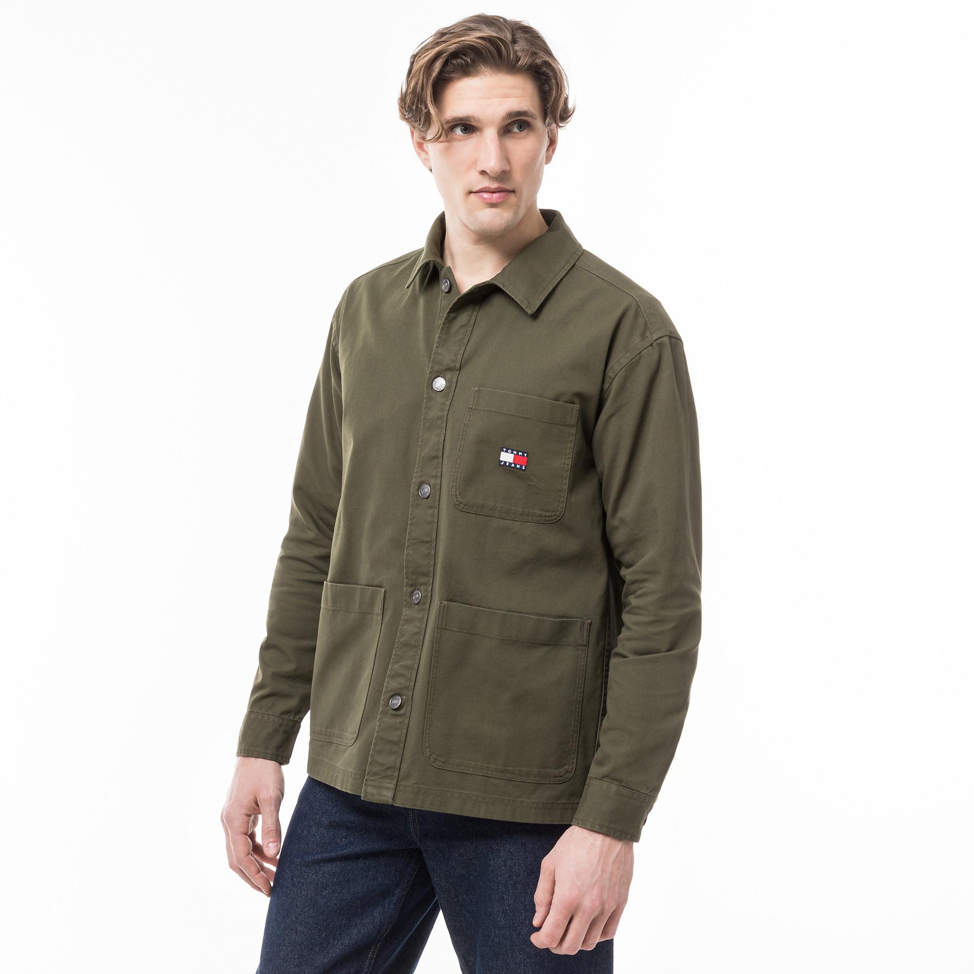 TOMMY JEANS Overshirt Regular Fit Kentkragen