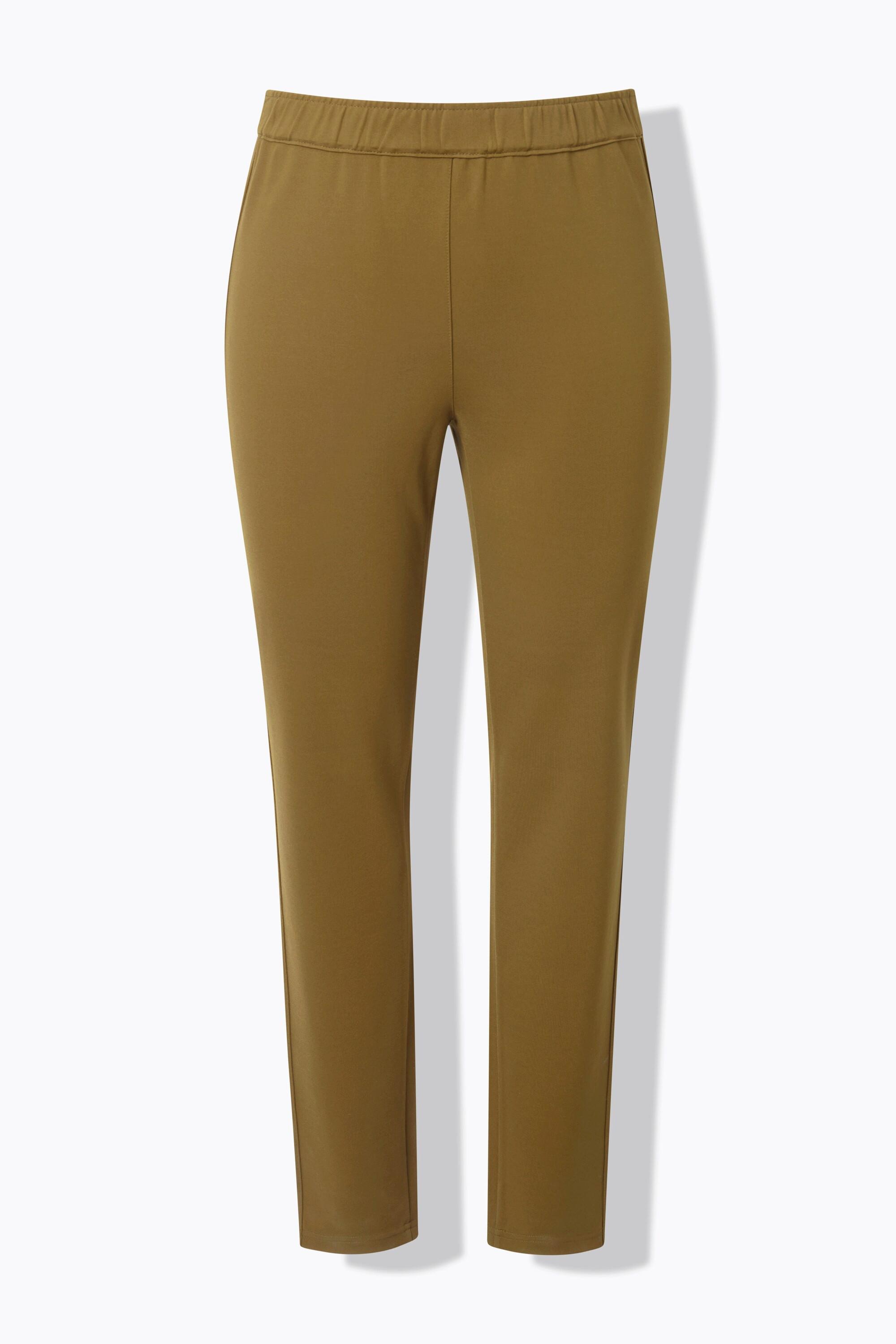Ulla Popken Sienna Puntohose schmale Passform elastischer Bund