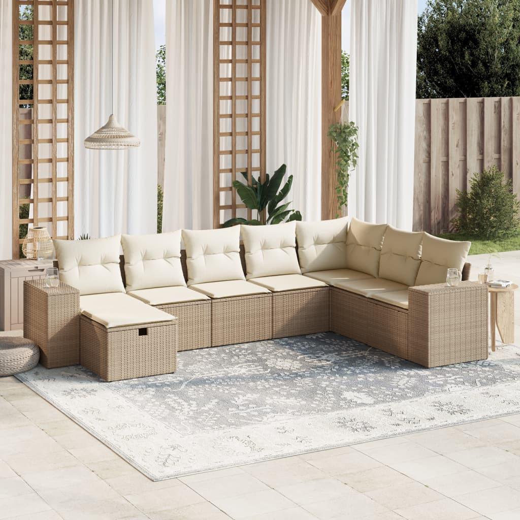 VidaXL Garten sofagarnitur poly-rattan