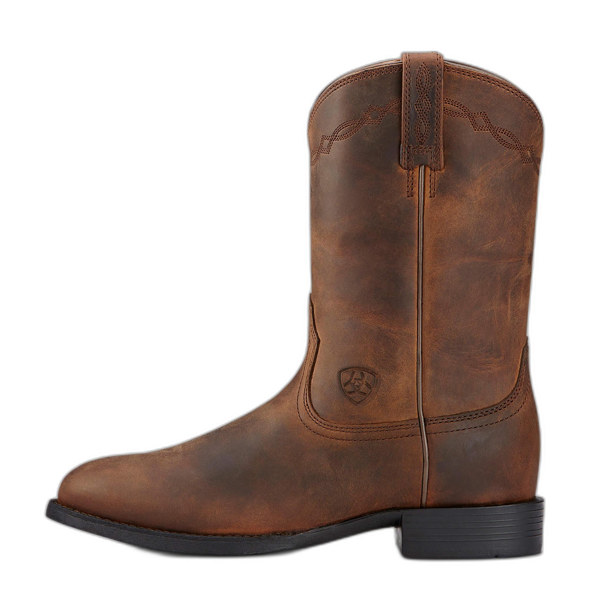 Ariat westernstiefel aus leder heritage roper