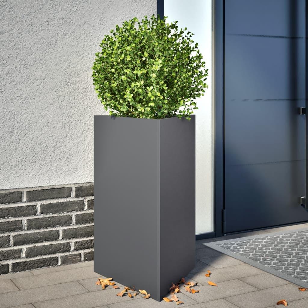 VidaXL Pflanzkübel metall