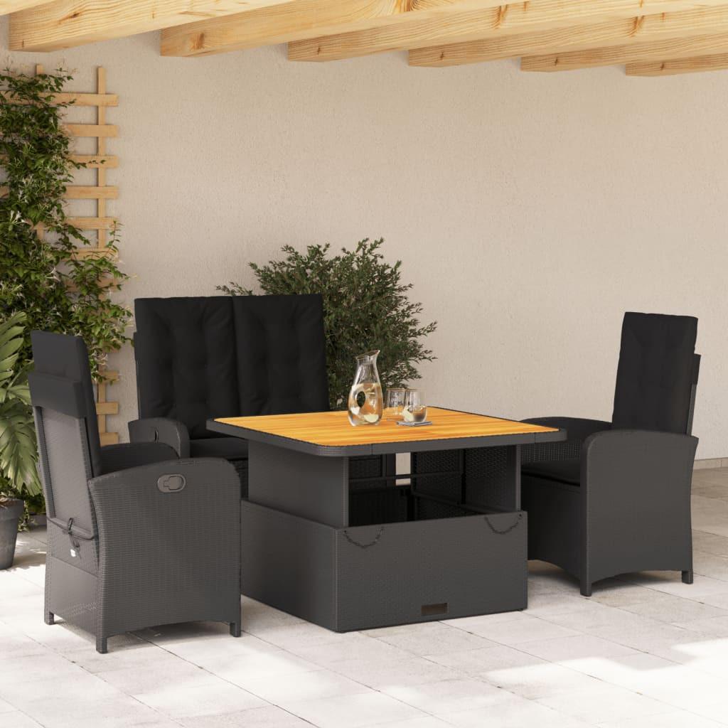 VidaXL Garten essgruppe poly-rattan