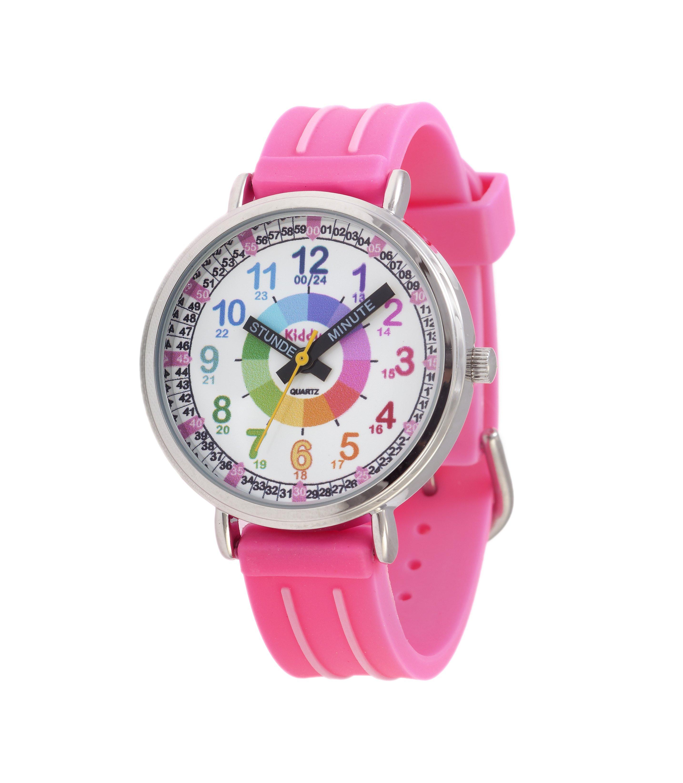 Kiddus Time Teacher Pink (Deutsch) Kinderuhr