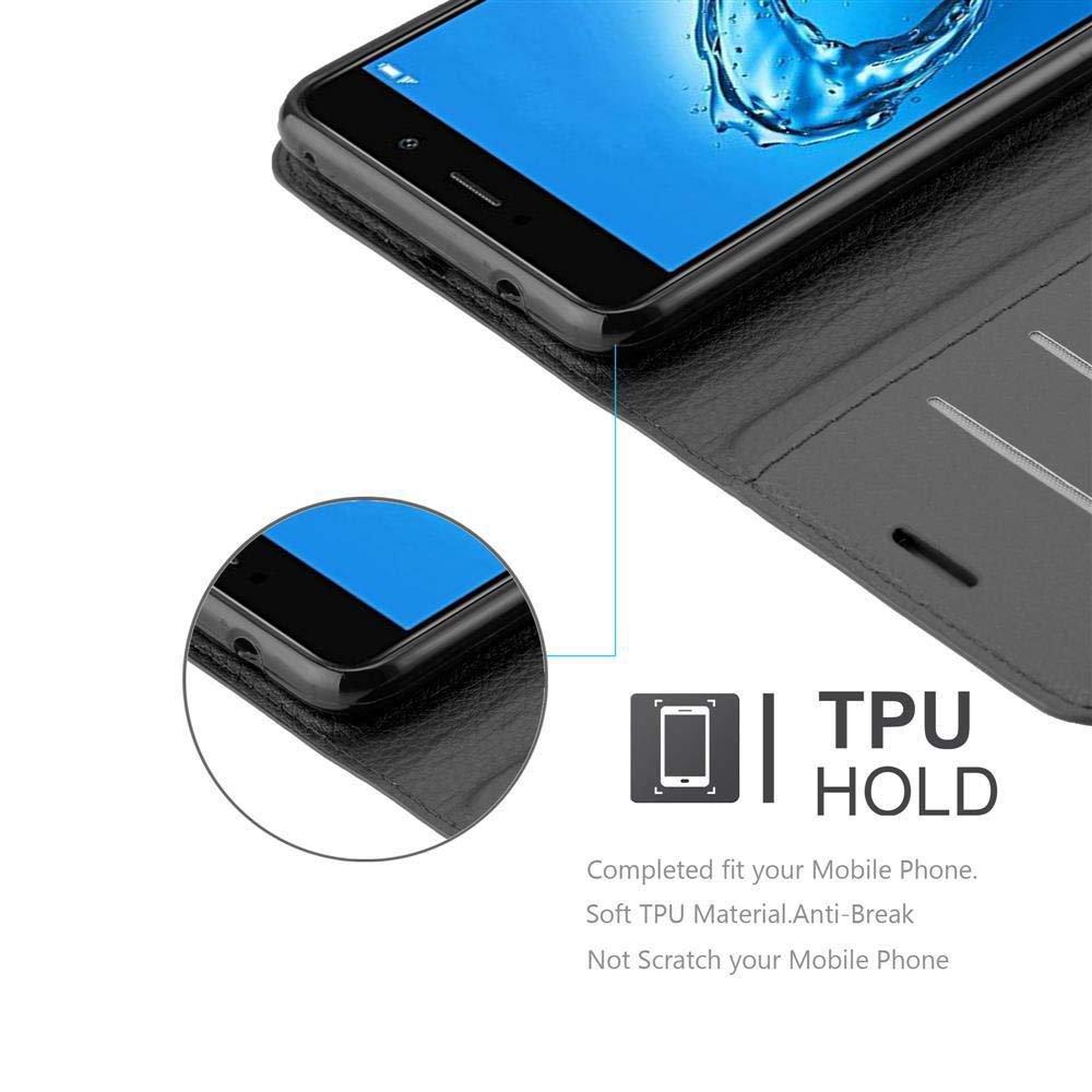 Cadorabo Hülle für Huawei Enjoy 7 PLUS Standfunktion, Kartenfach