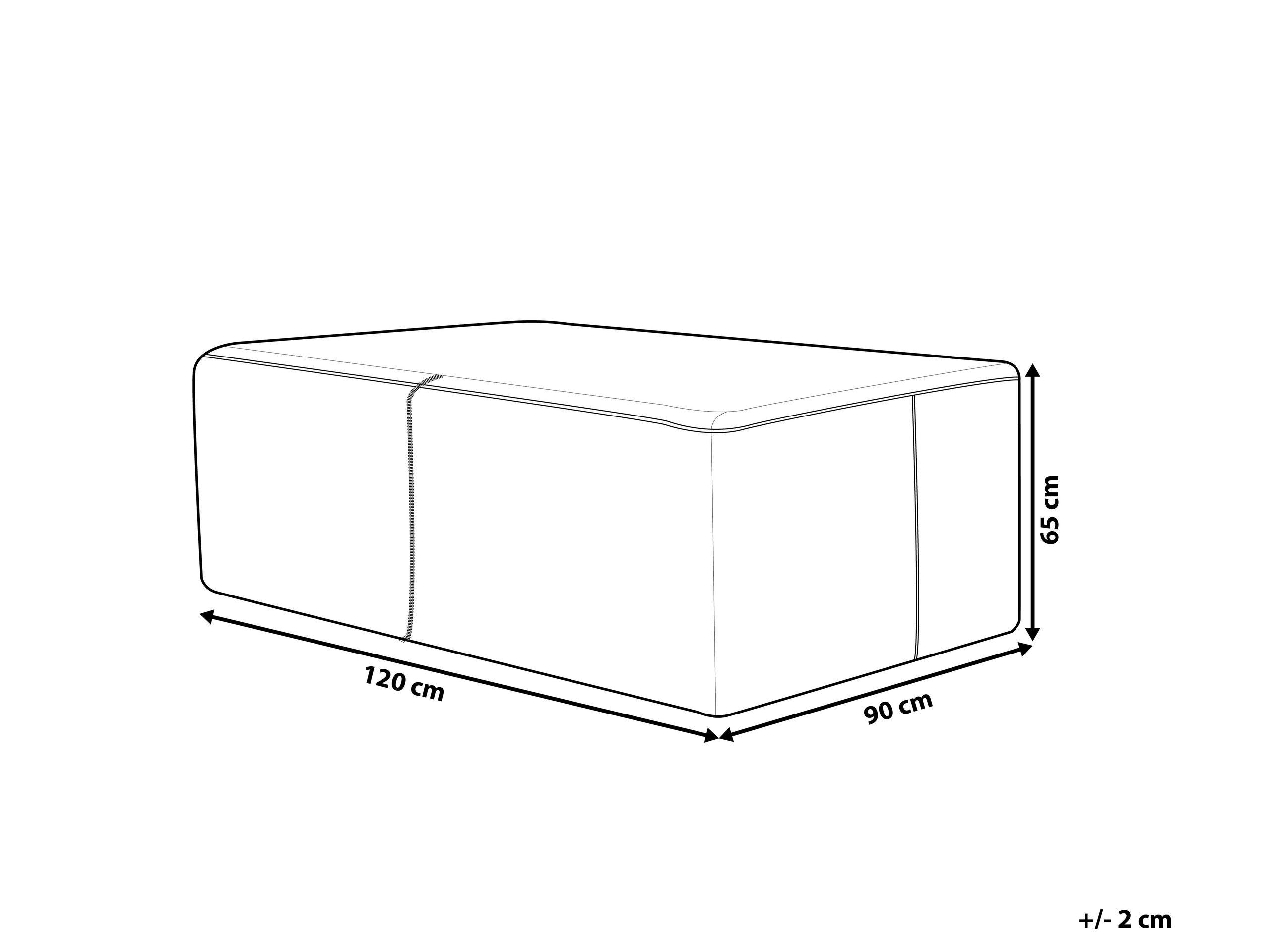 Beliani Regenschutzhülle aus PVC CHUVA