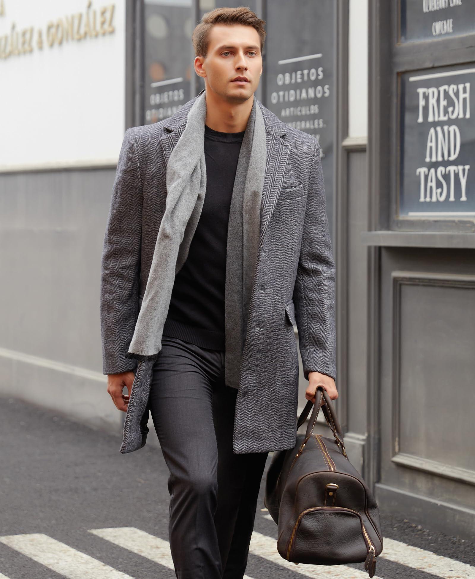 Only-bags.store Herbst Baumwolle Plaid Schal- Winter Warm Langer Schal
