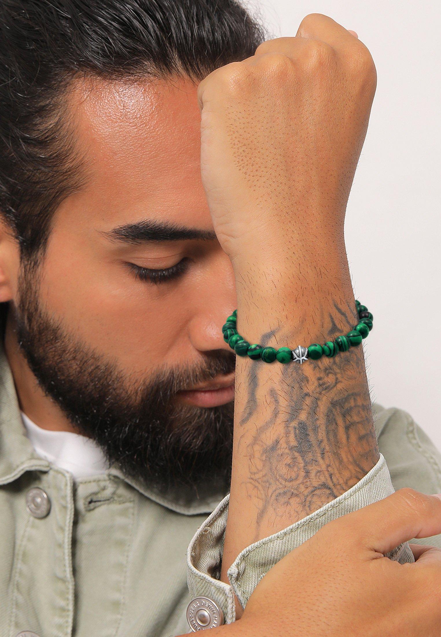 Kuzzoi Armband Achat Malachit Look