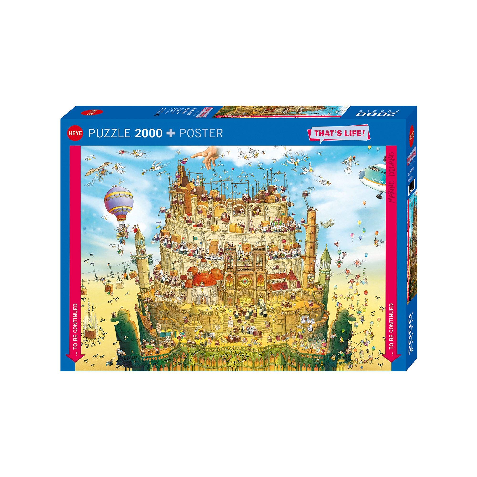 Heye Marino Degano Puzzle High Above, 2000 Teile