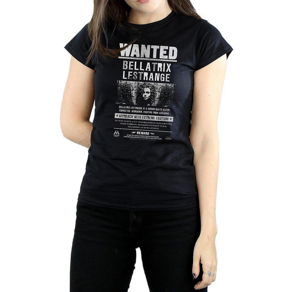 Harry Potter Bellatrix Lestrange Wanted Poster T-Shirt