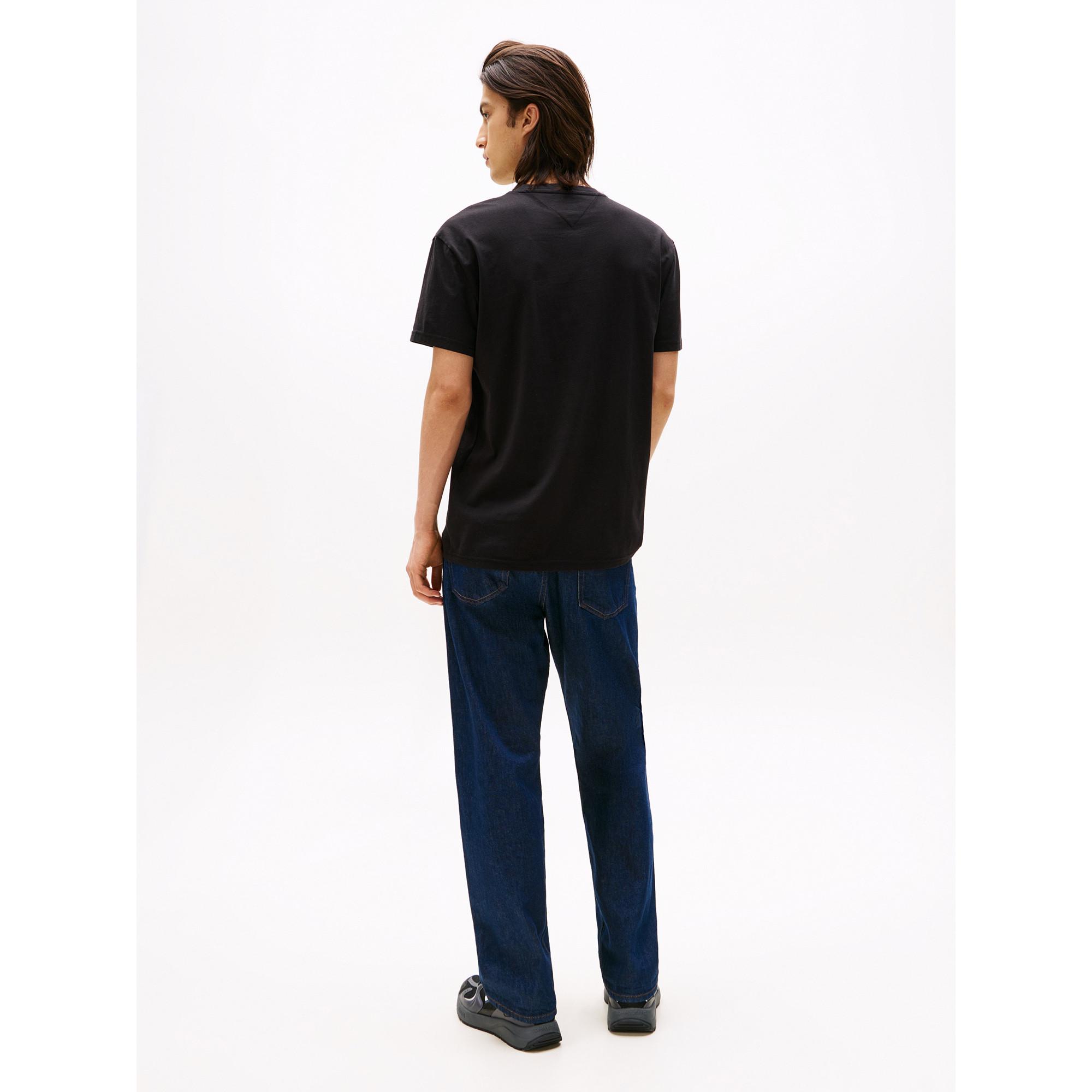 TOMMY JEANS T-Shirt mit aufgesticktem Logo