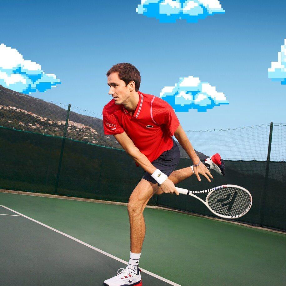 LACOSTE TENNIS x Daniil Medvedev Poloshirt
