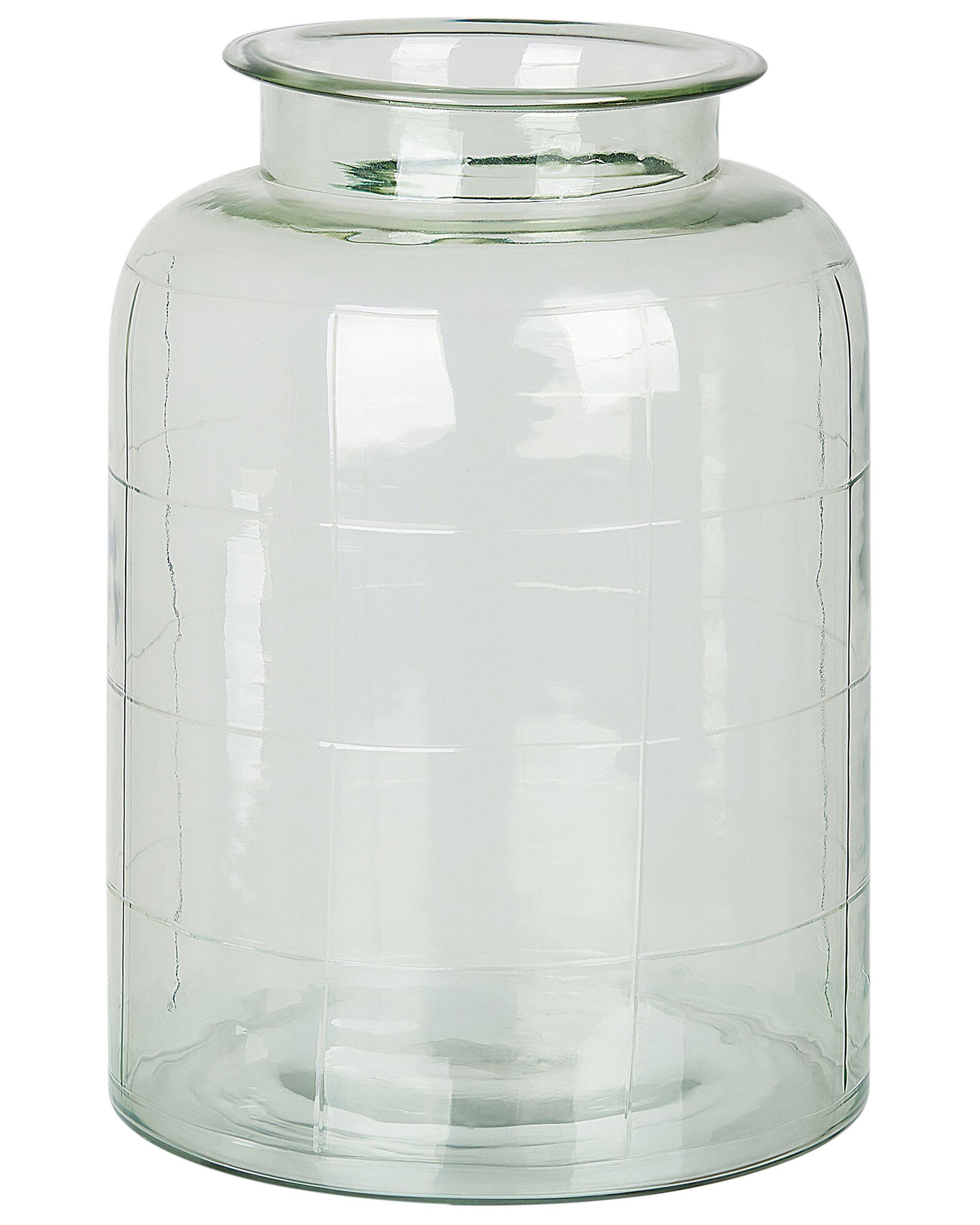 Beliani Blumenvase aus Glas Boho VINDALOO