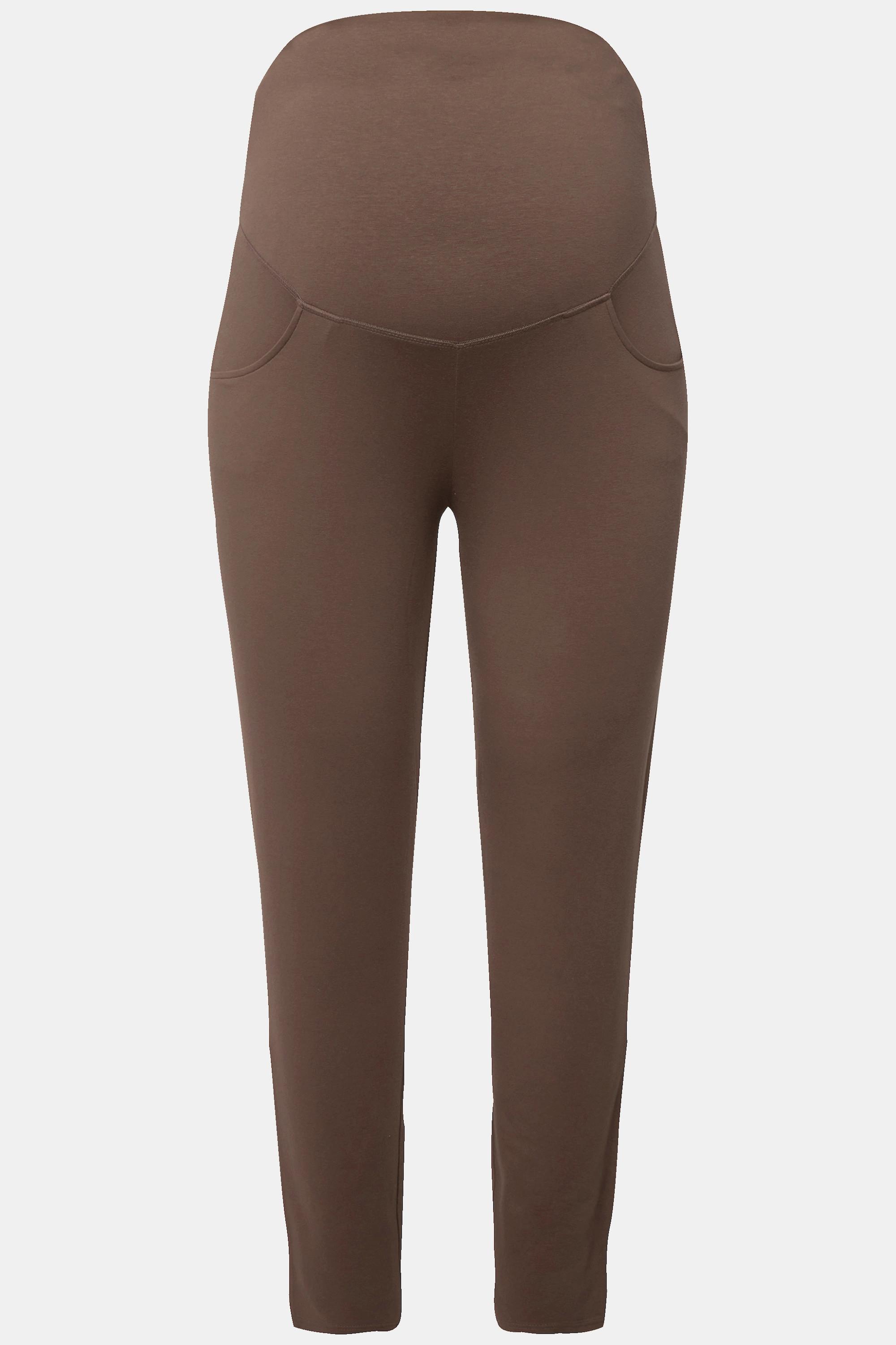 Ulla Popken Bellieva Leggings Breiter Elastikbund Skinny Fit Biobaumwolle GOTS