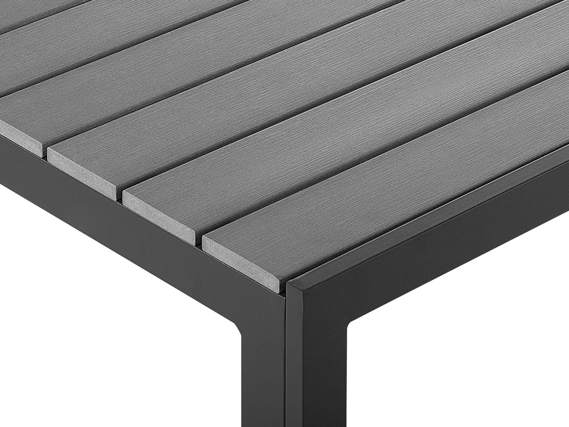 Beliani Gartentisch aus Kunstholz Industriell COMO