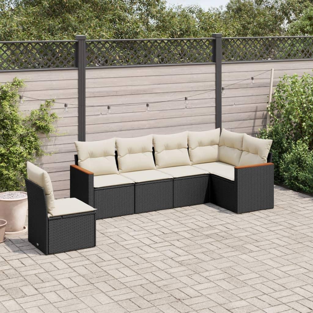 VidaXL Garten sofagarnitur poly-rattan