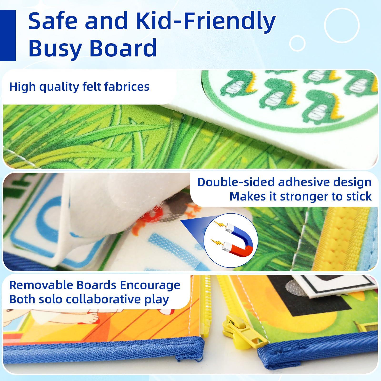 Activity-board Busy Board Kleinkinder, Aktivität Board Motorik Spielzeug, Baby sensorische Lernspielzeug Motorik Board für Reisen Auto Flugzeug