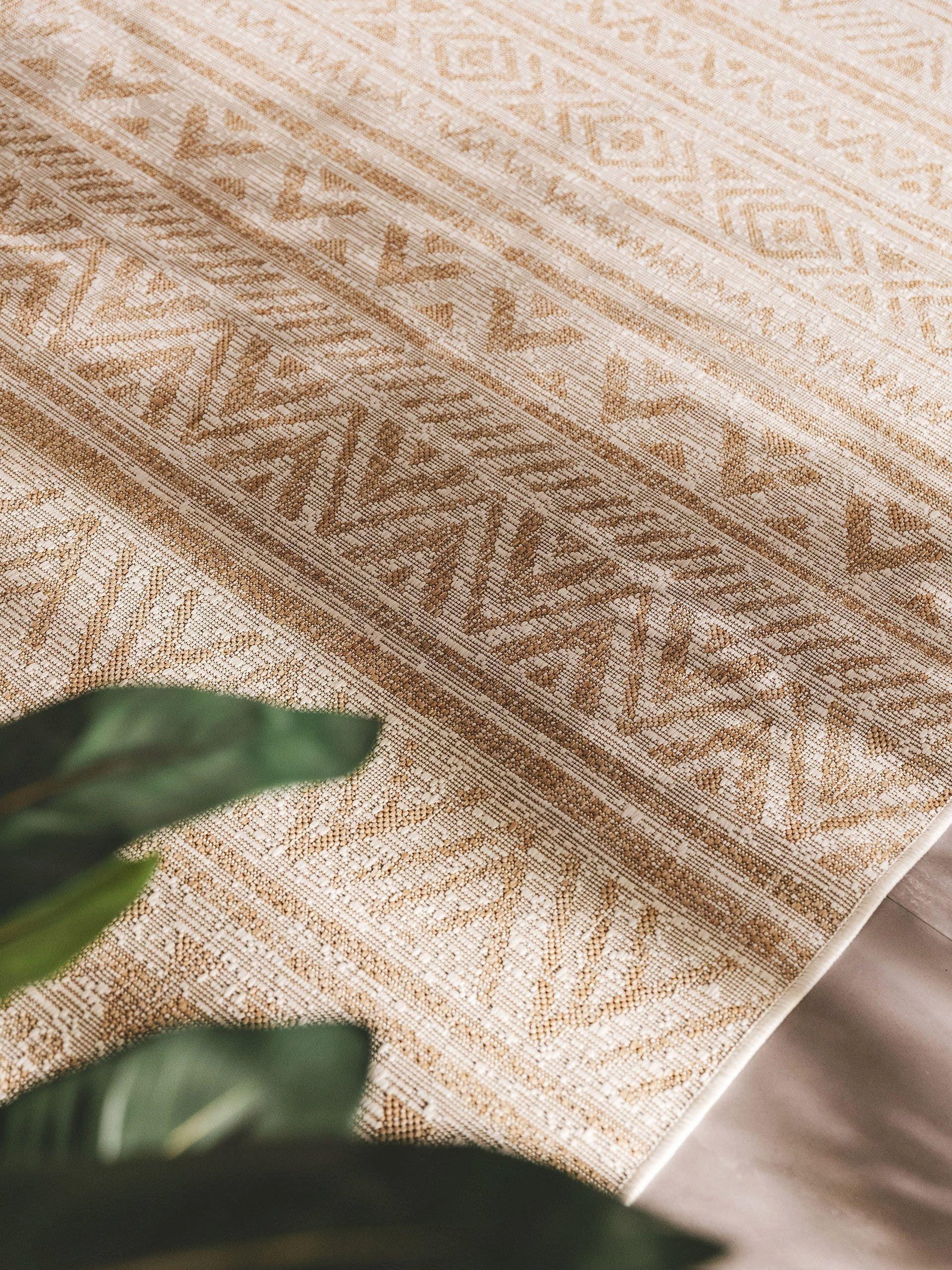 Benuta In- & Outdoor-Teppich Cleo CreamBeige