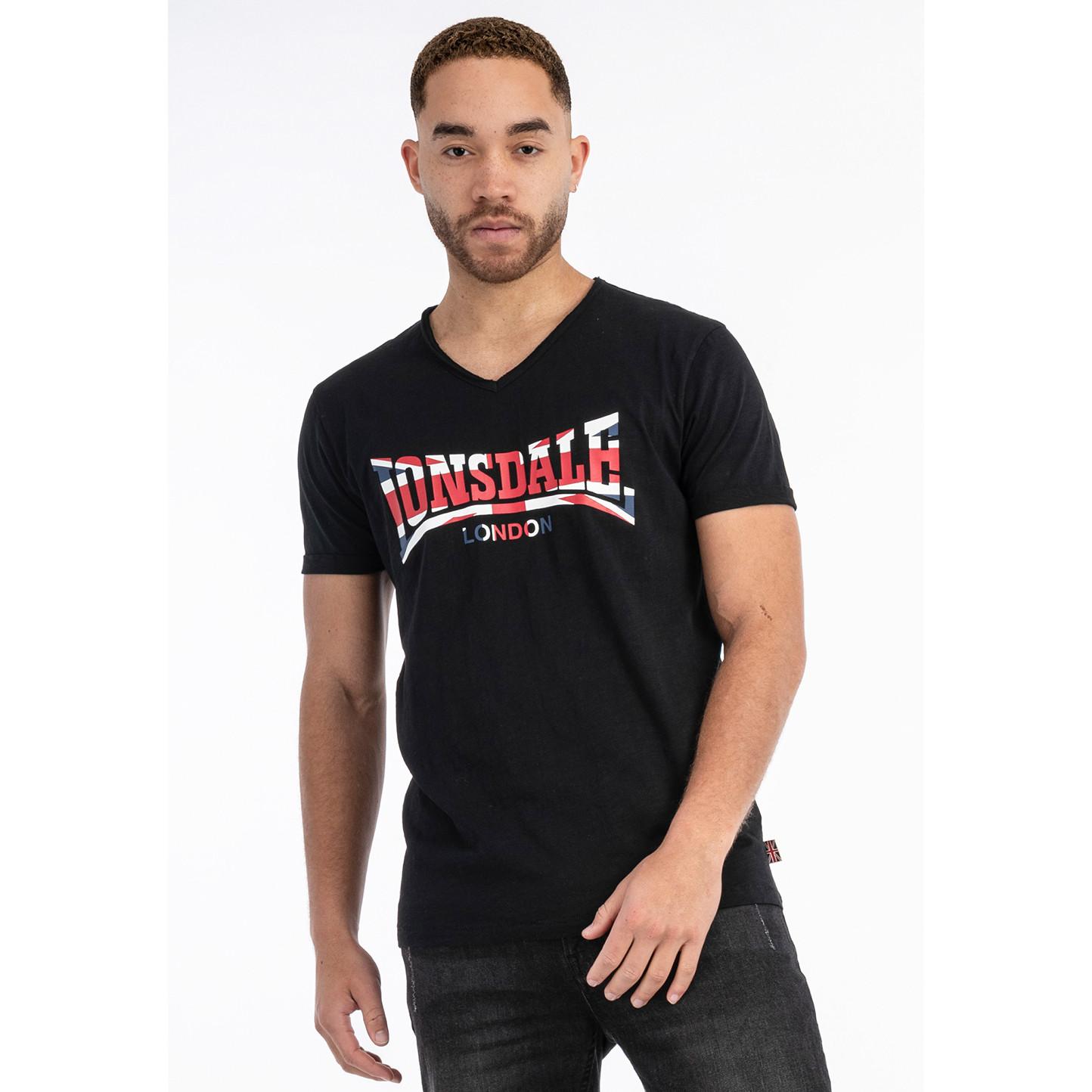 LONSDALE Stanydale V-Neck T-Shirt