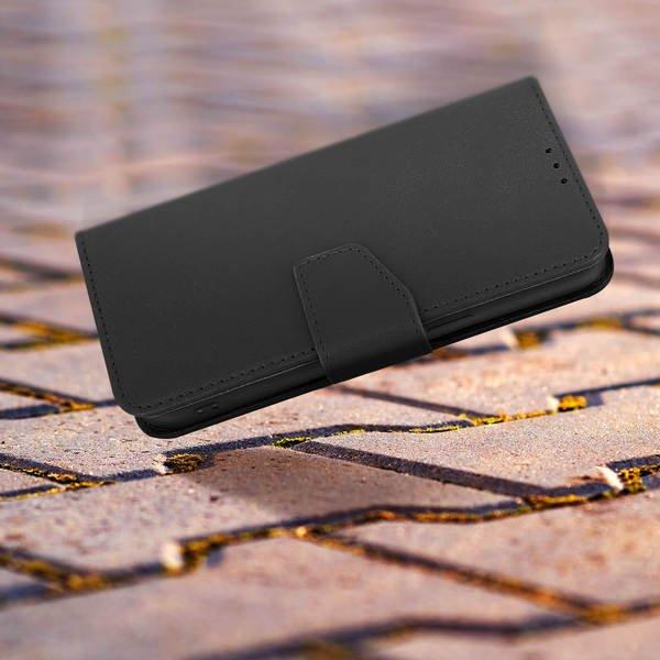 Avizar Leder Hülle iPhone 13 Pro Max Schwarz