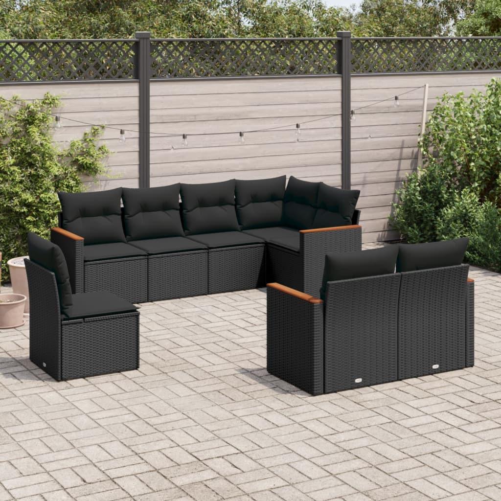 VidaXL Garten sofagarnitur poly-rattan
