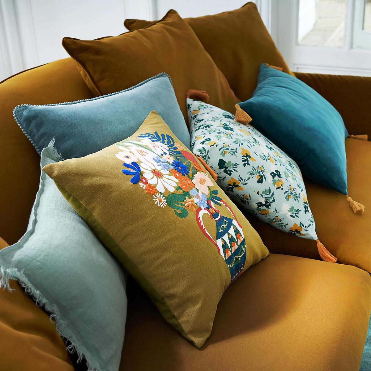La Redoute Intérieurs Samt-Kissenbezug Velvet