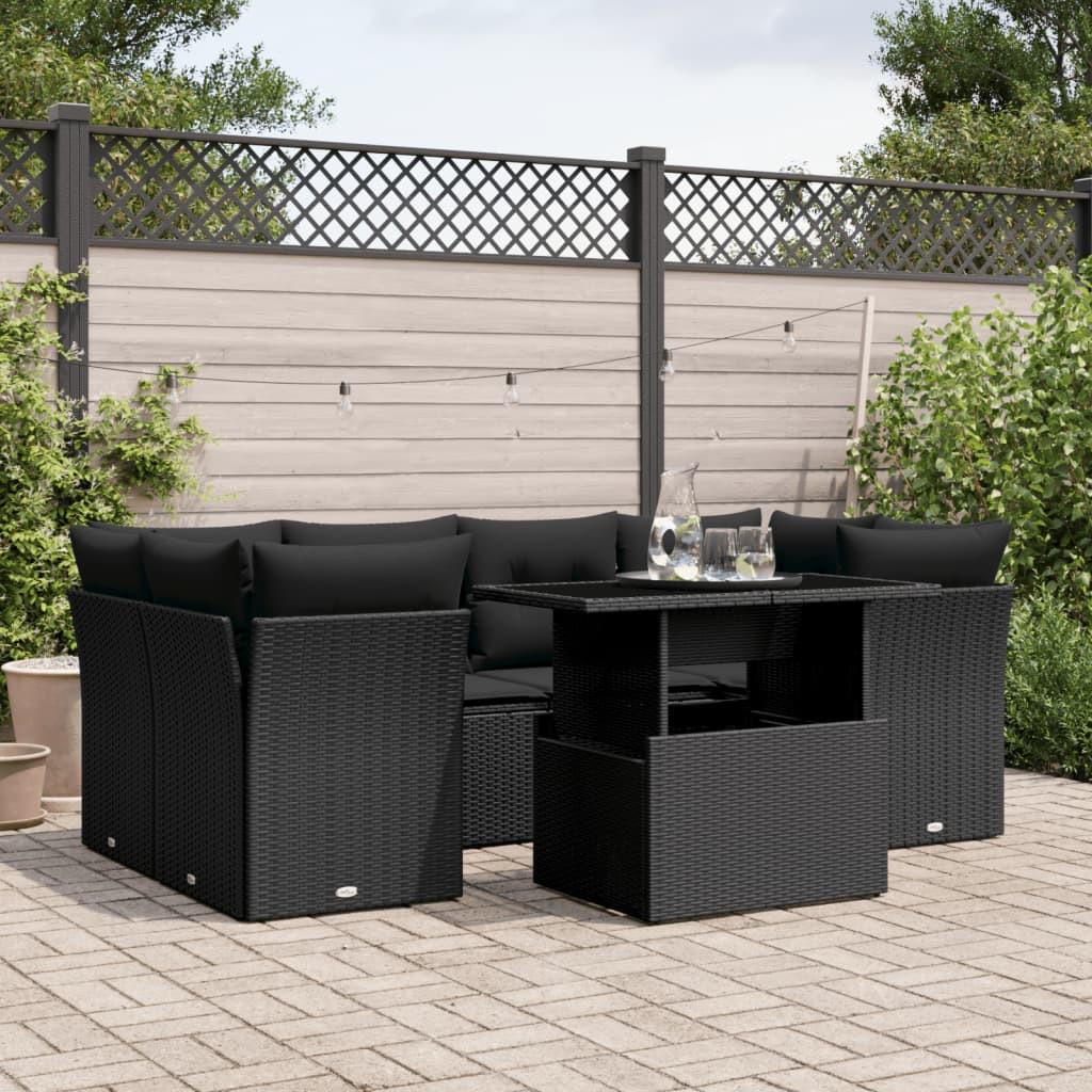 VidaXL Garten sofagarnitur poly-rattan