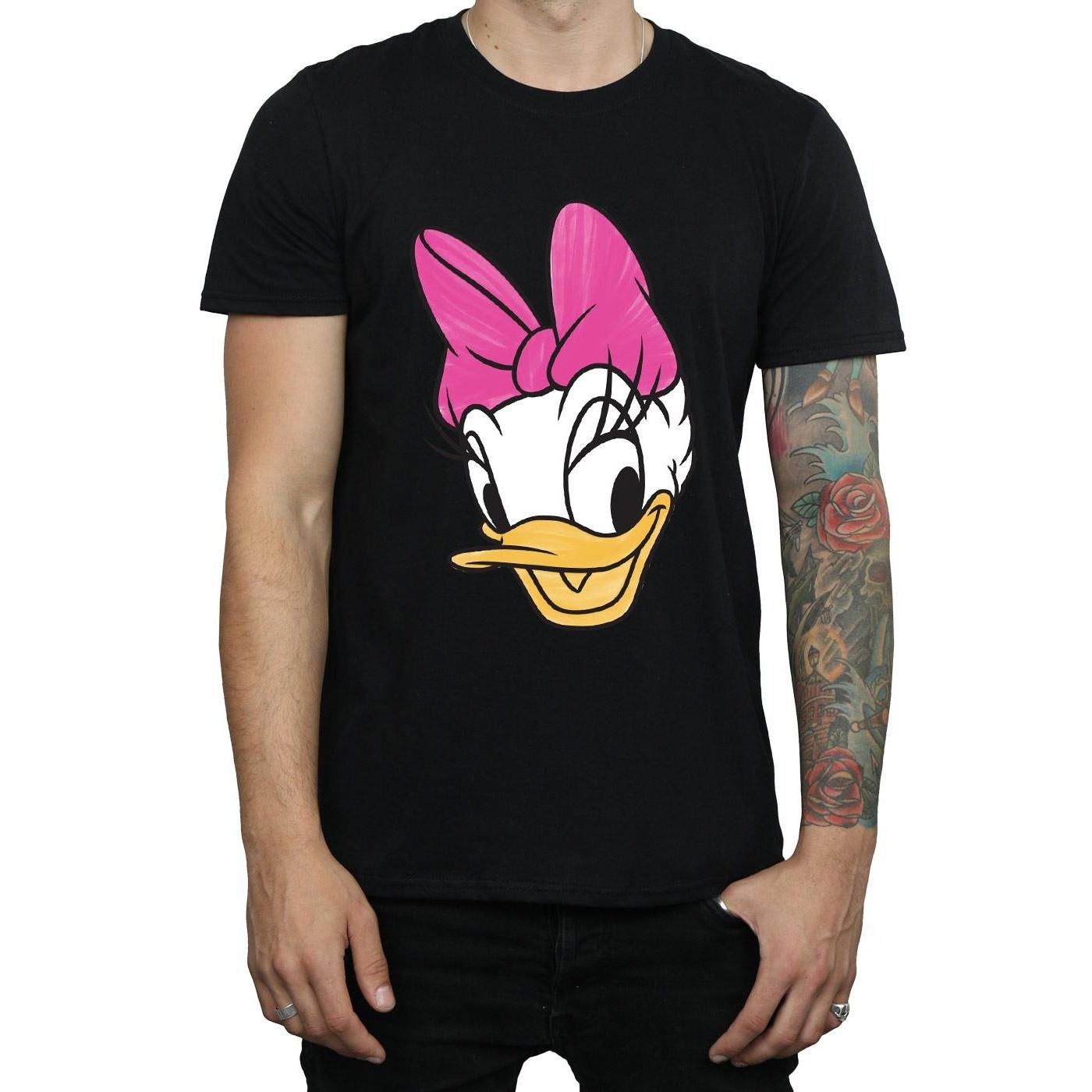 Disney Daisy Duck Face Print T-Shirt