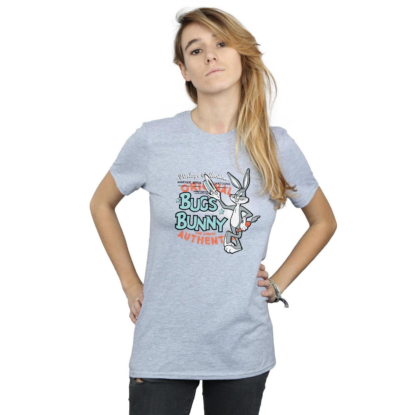 LOONEY TUNES Bugs Bunny Vintage Print T-Shirt