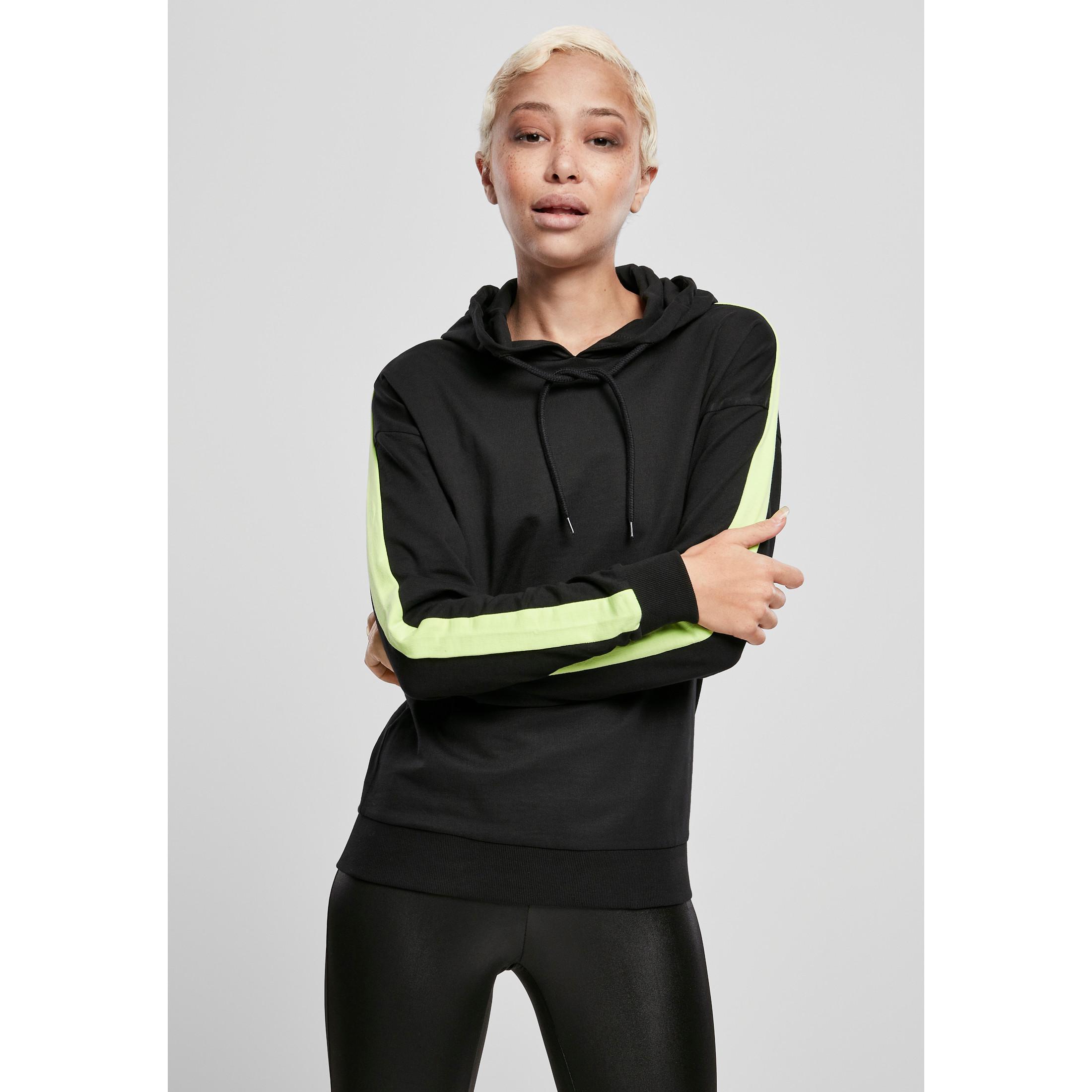 URBAN CLASSICS kapuzenpullover urban claic neon tripe