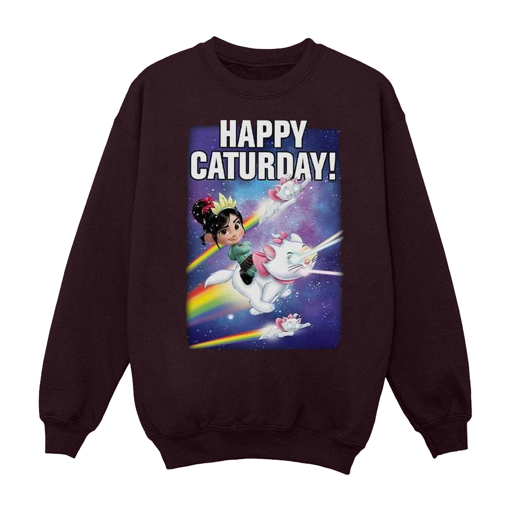 Disney Wreck It Ralph Happy Caturday Sweatshirt