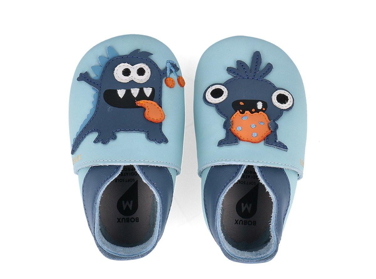 BOBUX Lederfinkli Messy Monster Celestial Blue