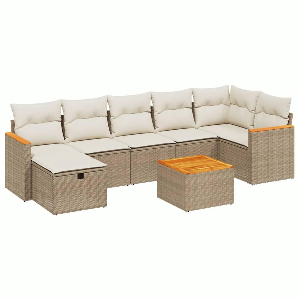 VidaXL Garten sofagarnitur poly-rattan