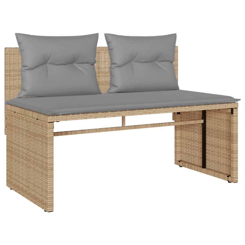 VidaXL Garten sofagarnitur poly-rattan
