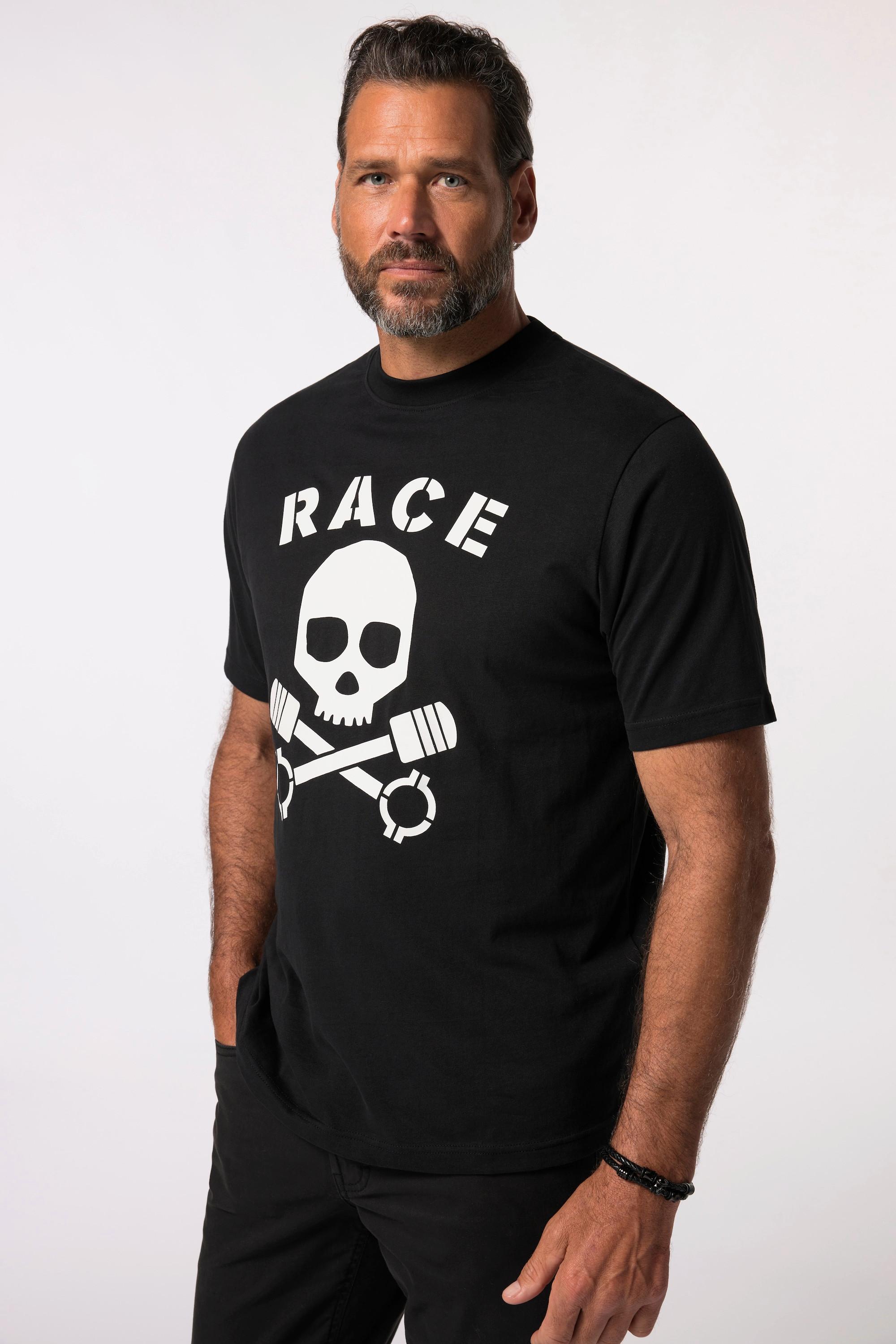 JP1880 Kurzarm T-Shirt mit Brustprint