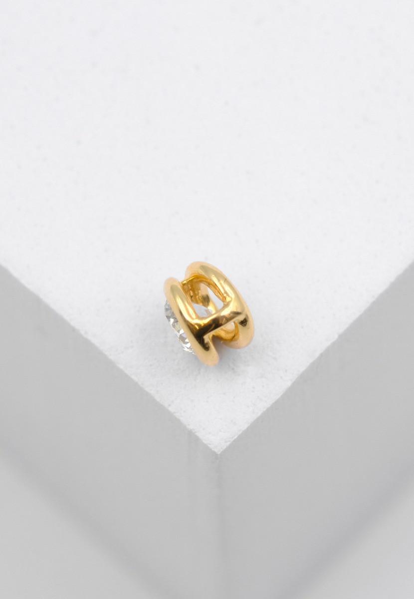 MUAU Schmuck Anhänger Diamant 0.10ct. Gelbgold 750
