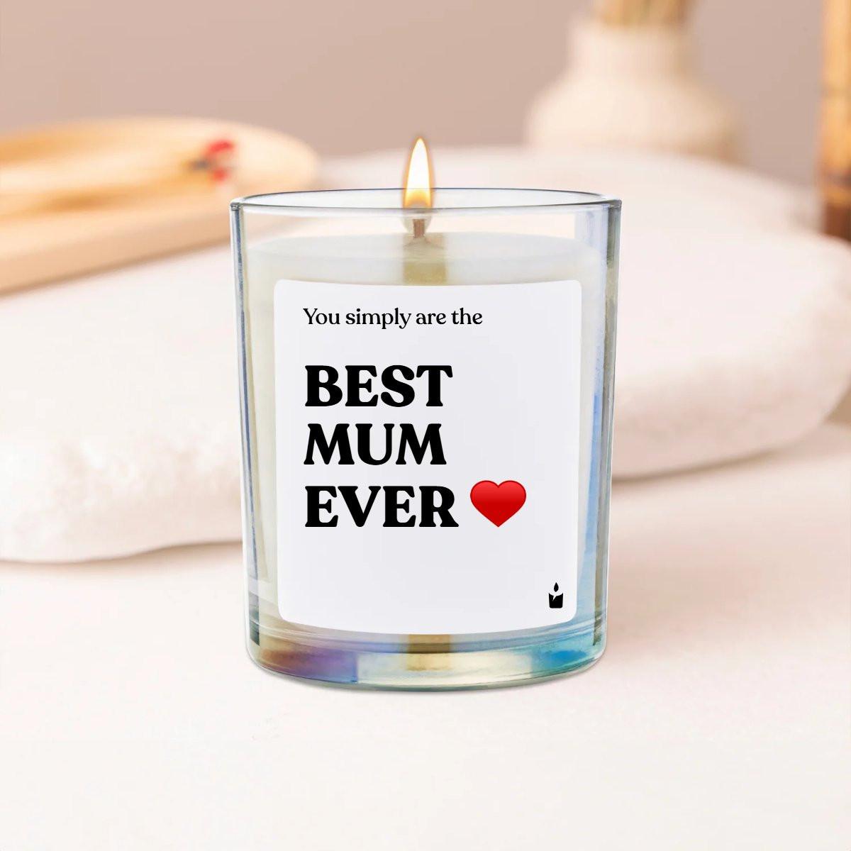 CandleHand Duftkerze Flowery You simply are the best mum ever