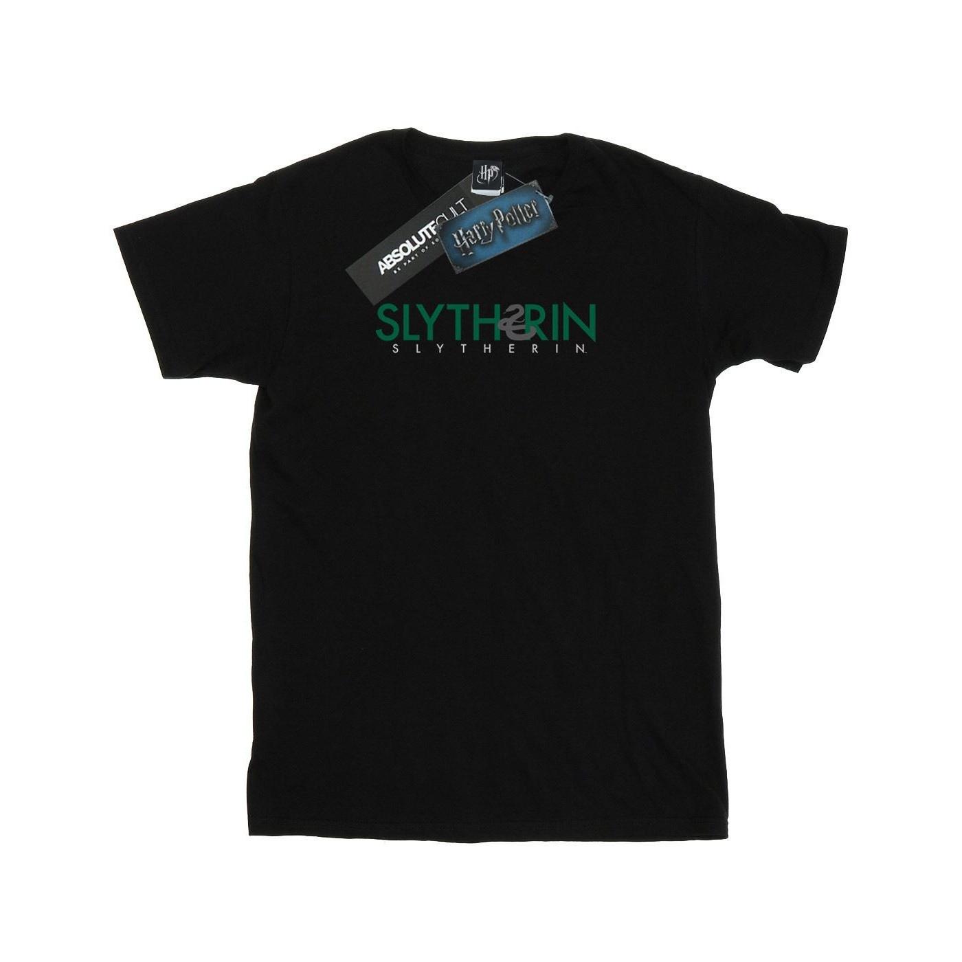 Harry Potter Slytherin Bedrucktes Kurzarm T-Shirt