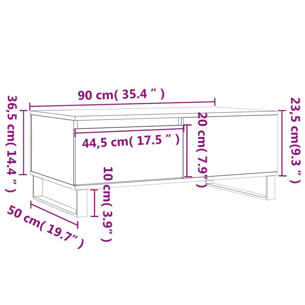 VidaXL Couchtisch holzwerkstoff
