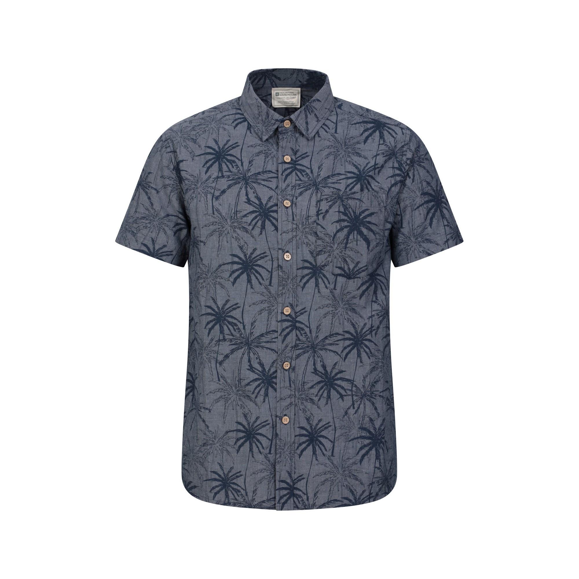 Mountain Warehouse Tropical Kurzarm Button-Down Hemd